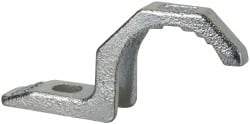 Thomas & Betts - 1-1/2" Pipe, Steel, Hot Dipped Galvanized" Pipe or Conduit Strap - 3/8" Bolt, 1 Mounting Hole - Strong Tooling