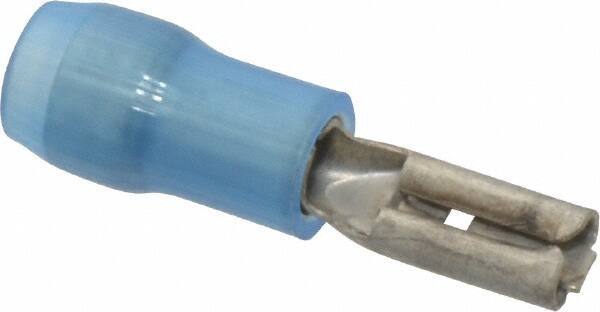 Thomas & Betts - 16 to 14 AWG, Nylon, Fully Insulated, Female Wire Disconnect - 0.11 Inch Wide Tab, Blue, RoHS Compliant, UL 94 V-2 - Strong Tooling