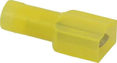 Thomas & Betts - 12 to 10 AWG, Nylon, Fully Insulated, Male Wire Disconnect - 1/4 Inch Wide Tab, Yellow, CSA Certified, RoHS Compliant, UL 94 V-0, UL File E66716, UL Listed - Strong Tooling