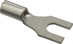 Thomas & Betts - #6 Stud, 18 to 14 AWG Compatible, Noninsulated, Crimp Connection, Standard Fork Terminal - Strong Tooling