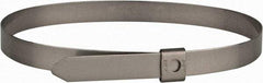 Thomas & Betts - 10" Long Natural (Color) Stainless Steel Standard Cable Tie - 200 Lb Tensile Strength, 0.38mm Thick, 4" Max Bundle Diam - Strong Tooling