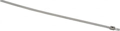 Thomas & Betts - 6-1/2" Long Natural (Color) Stainless Steel Standard Cable Tie - 100 Lb Tensile Strength, 0.38mm Thick, 25mm Max Bundle Diam - Strong Tooling