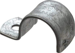 Thomas & Betts - 1" Pipe, Steel, Zinc Plated" Pipe or Conduit Strap - 1 Mounting Hole - Strong Tooling