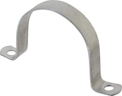 Thomas & Betts - 3-1/2 Pipe, Steel, Zinc Plated Pipe or Conduit Strap - 2 Mounting Holes - Strong Tooling