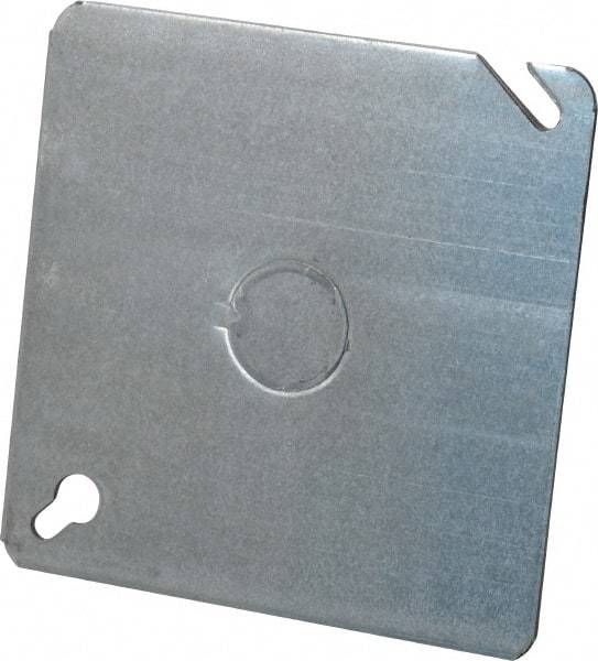 Thomas & Betts - Electrical Outlet Box Steel Face Cover - 4" Overall Width - Strong Tooling