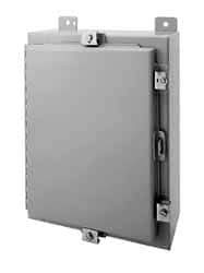 Wiegmann - Steel Standard Enclosure Hinge Flat Cover - NEMA 4, 12, 13, 24" Wide x 36" High x 8" Deep, Dirt-tight, Dust-tight, Oiltight & Watertight - Strong Tooling