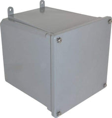 Thomas & Betts - Thermoplastic Junction Box Enclosure Screw Flat Cover - NEMA 4, 4X, 6" Wide x 6" High x 6" Deep, Corrosion Resistant - Strong Tooling