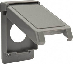 Thomas & Betts - Electrical Outlet Box Polycarbonate Single Receptacle Cover - Strong Tooling