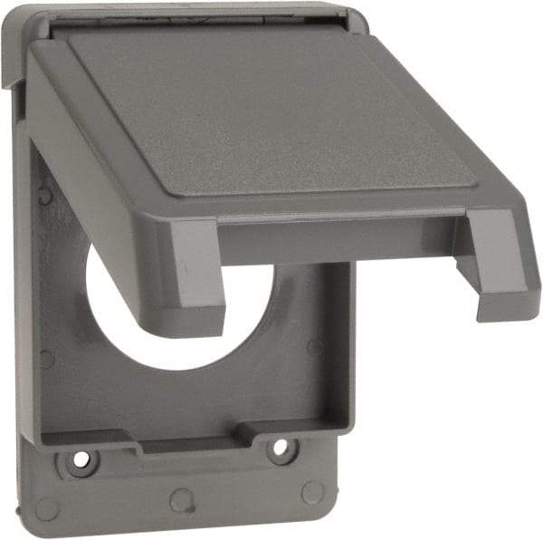 Thomas & Betts - Electrical Outlet Box Polycarbonate Single Receptacle Cover - Strong Tooling