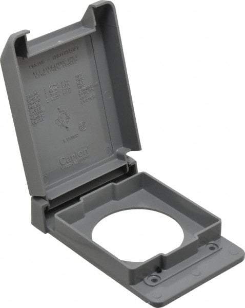 Thomas & Betts - Electrical Outlet Box Polycarbonate Single Receptacle Cover - Strong Tooling