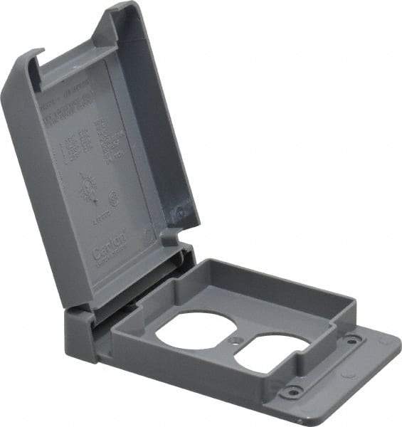 Thomas & Betts - Electrical Outlet Box Polycarbonate Duplex Receptacle Cover - Strong Tooling