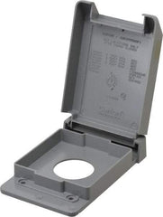 Thomas & Betts - Electrical Outlet Box Polycarbonate Single Receptacle Cover - Strong Tooling