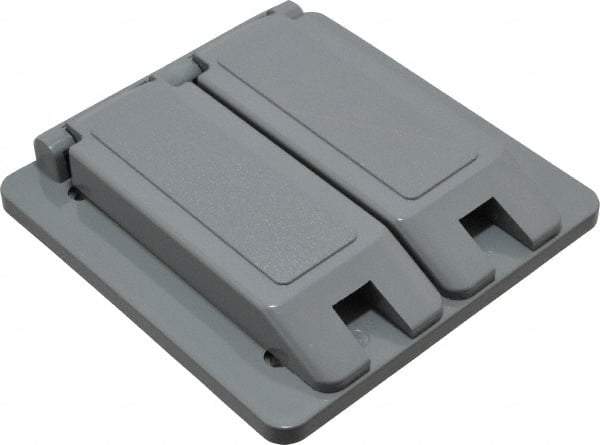 Thomas & Betts - Electrical Outlet Box Polycarbonate Duplex Receptacle Cover - Strong Tooling