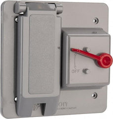 Thomas & Betts - Electrical Outlet Box Polycarbonate Combination Toggle with GFI Cover - Strong Tooling