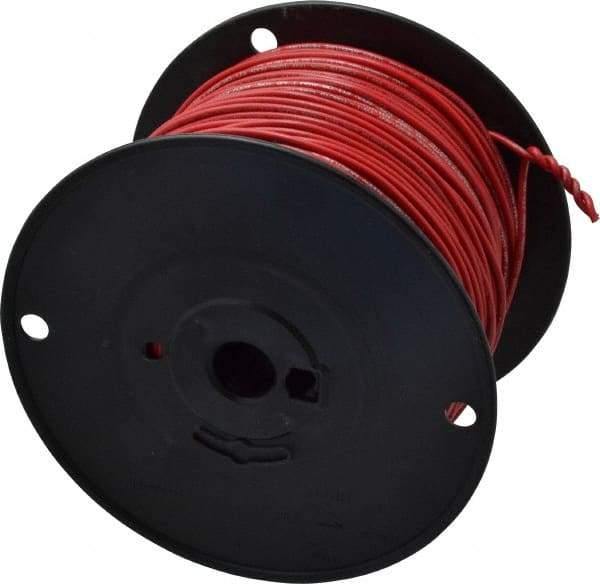 Southwire - 18 AWG, 16 Strand, Red Machine Tool Wire - PVC, Acid, Moisture and Oil Resistant, 500 Ft. Long - Strong Tooling