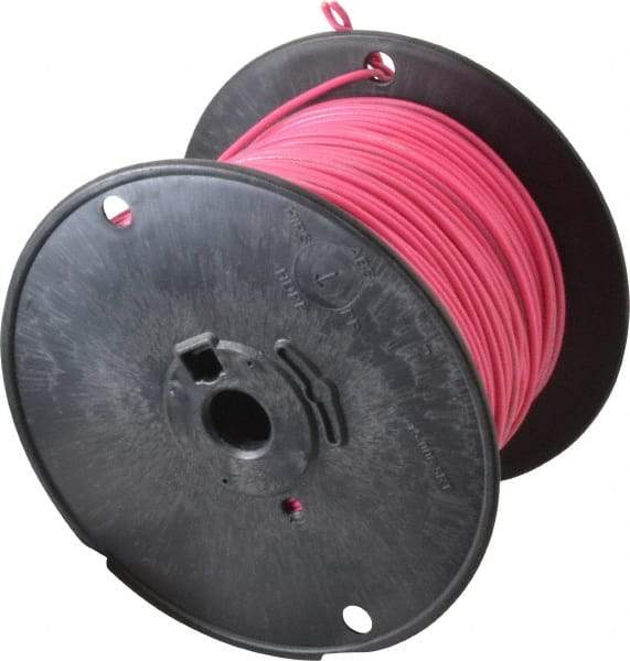 Southwire - 18 AWG, 16 Strand, Pink Machine Tool Wire - PVC, Acid, Moisture and Oil Resistant, 500 Ft. Long - Strong Tooling