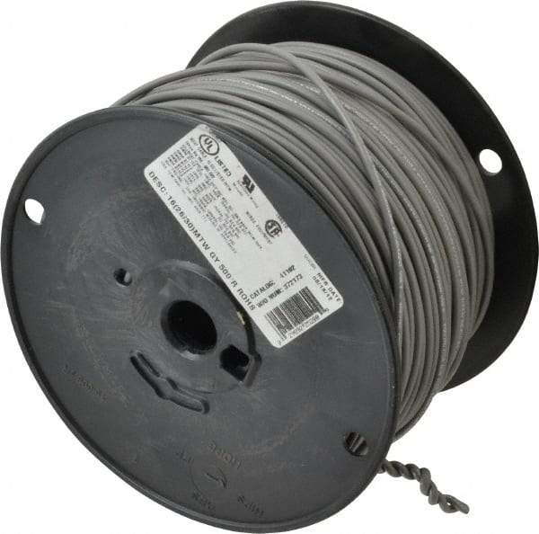 Southwire - 16 AWG, 26 Strand, Gray Machine Tool Wire - PVC, Acid, Moisture and Oil Resistant, 500 Ft. Long - Strong Tooling