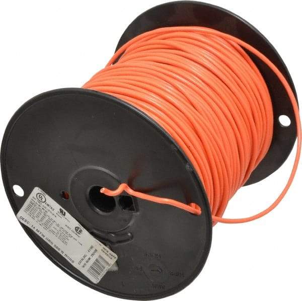 Southwire - 14 AWG, 41 Strand, Orange Machine Tool Wire - PVC, Acid, Moisture and Oil Resistant, 500 Ft. Long - Strong Tooling