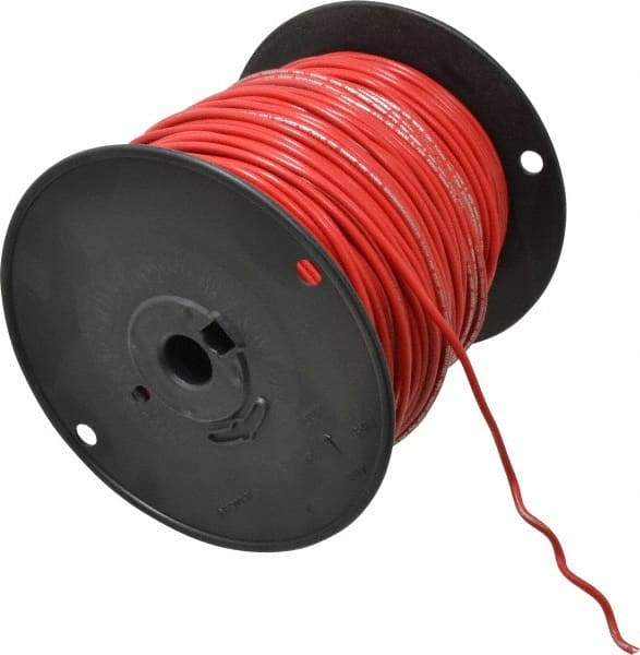 Southwire - 14 AWG, 41 Strand, Red Machine Tool Wire - PVC, Acid, Moisture and Oil Resistant, 500 Ft. Long - Strong Tooling