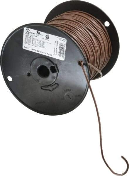 Southwire - 14 AWG, 41 Strand, Brown Machine Tool Wire - PVC, Acid, Moisture and Oil Resistant, 500 Ft. Long - Strong Tooling