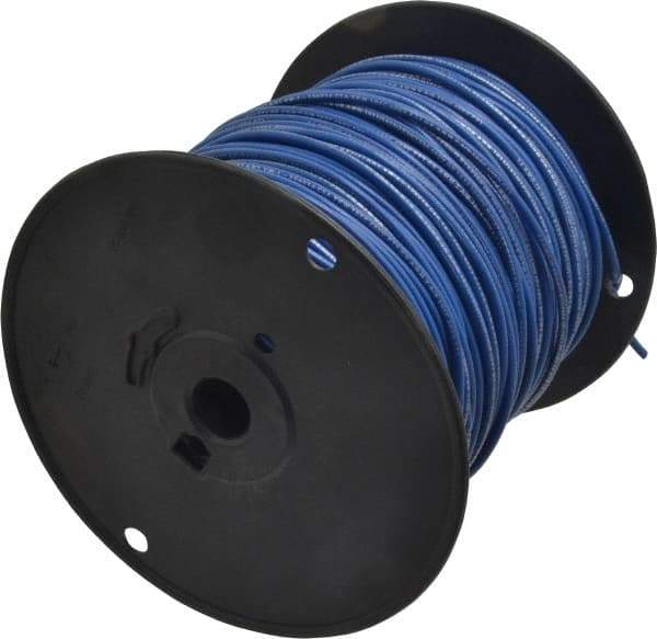 Southwire - 14 AWG, 41 Strand, Blue Machine Tool Wire - PVC, Acid, Moisture and Oil Resistant, 500 Ft. Long - Strong Tooling