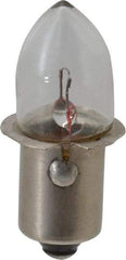 Value Collection - 1.11 Watt, 3.7 Volt, Incandescent Miniature & Specialty B3-1/2 Lamp - Single Contact Miniature Flanged Base, 1 to 1.999 Equivalent Range, Warm (1,000 to 3,000), Dimmable, 1-1/4" OAL - Strong Tooling