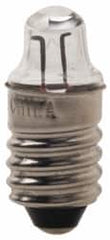 Value Collection - 0.5625 Watt, 2.25 Volt, Incandescent Miniature & Specialty TL3 Lamp - Miniature Screw Base, 0.01 to 0.999 Equivalent Range, Warm (1,000 to 3,000), Dimmable, 1" OAL - Strong Tooling