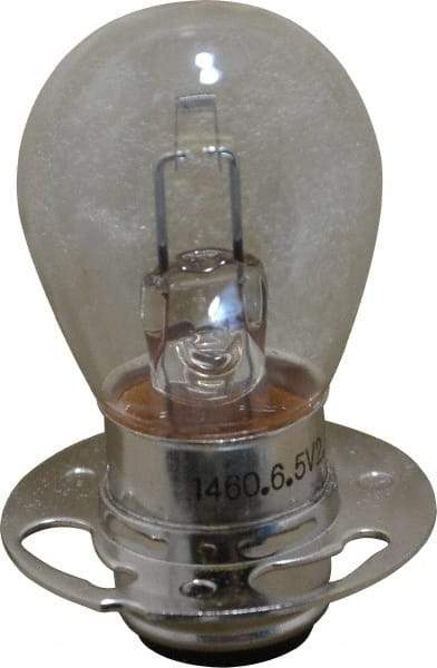 Value Collection - 18 Watt, 6.5 Volt, Incandescent Miniature & Specialty S8 Lamp - Double Contact Prefocus Base, 5 to 49 Equivalent Range, Warm (1,000 to 3,000), Dimmable, 2" OAL - Strong Tooling