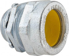 O-Z/Gedney - 1 to 1.2" Cable Capacity, Liquidtight, Straight Strain Relief Cord Grip - 1 NPT Thread, 1-3/8" Long, Iron - Strong Tooling