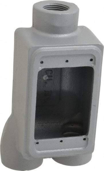 O-Z/Gedney - 1 Gang, 3/4" Knockouts, Iron Rectangle Outlet Box - Weather Resistant - Strong Tooling