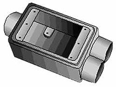 Thomas & Betts - 2 Gang, (2) 1/2" Knockouts, Iron Rectangle Device Box - Zinc Plated - Strong Tooling