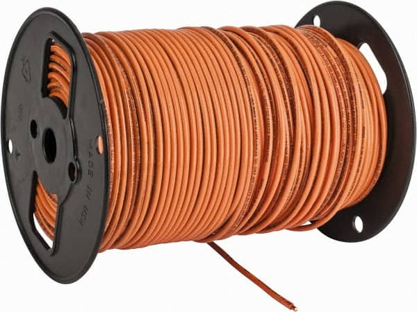 Southwire - THHN/THWN, 10 AWG, 30 Amp, 500' Long, Solid Core, 1 Strand Building Wire - Orange, Thermoplastic Insulation - Strong Tooling