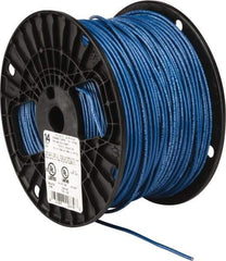 Southwire - THHN/THWN, 14 AWG, 15 Amp, 500' Long, Stranded Core, 19 Strand Building Wire - Blue, Thermoplastic Insulation - Strong Tooling