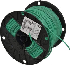 Southwire - THHN/THWN, 12 AWG, 20 Amp, 500' Long, Stranded Core, 19 Strand Building Wire - Green, Thermoplastic Insulation - Strong Tooling