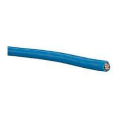 Southwire - THHN/THWN, 6 AWG, 55 Amp, 500' Long, Stranded Core, 19 Strand Building Wire - Blue, Thermoplastic Insulation - Strong Tooling