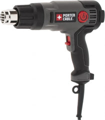 Porter-Cable - 120 to 1,150°F Heat Setting, 19 CFM Air Flow, Heat Gun - 120 Volts, 11.7 Amps, 1,500 Watts, 6' Cord Length - Strong Tooling