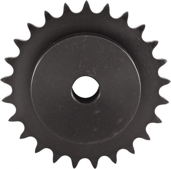 U.S. Tsubaki - 16 Teeth, 3/8" Chain Pitch, Chain Size 35, Plain Bore Sprocket - 1/2" Bore Diam, 1.922" Pitch Diam, 2.11" Outside Diam - Strong Tooling