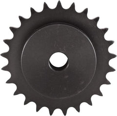 U.S. Tsubaki - 16 Teeth, 3/8" Chain Pitch, Chain Size 35, Plain Bore Sprocket - 1/2" Bore Diam, 1.922" Pitch Diam, 2.11" Outside Diam - Strong Tooling