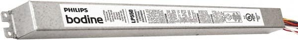 PHILIPS bodine - 1 Lamp, 120-277 Volt, T5, T5HO, T8, 4 Pin Long Compact Fluorescent Emergency Ballast - 0 to 39, 40 to 79 Watt, 390 to 700 Lumens, 90 min Run Time, 2 Inch Long x 18-1/2 Inch Wide x 1-1/4 Inch High - Strong Tooling