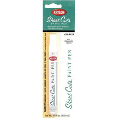 Krylon - 0.33 oz White Gloss Finish Paint Pen - Pen, Direct to Metal, 500 gL VOC Compliance - Strong Tooling