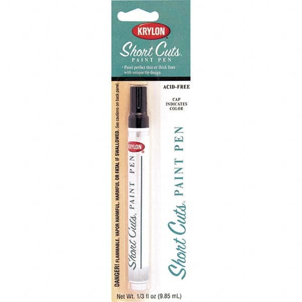 Krylon - 0.33 oz Black Gloss Finish Paint Pen - Pen, Direct to Metal, 565 gL VOC Compliance - Strong Tooling