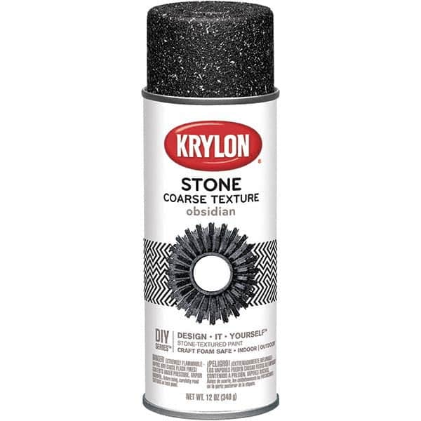 Krylon - Obsidian, Textured, Craft Paint Spray Paint - 12 oz Container - Strong Tooling