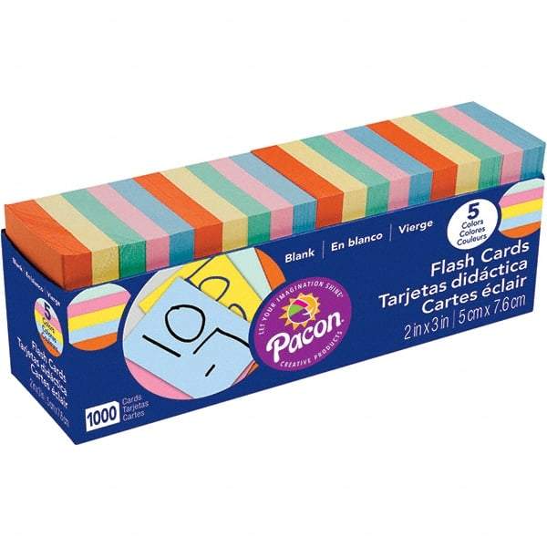 Pacon - 1,000 Blank Flash Cards - 2 x 3" - Strong Tooling