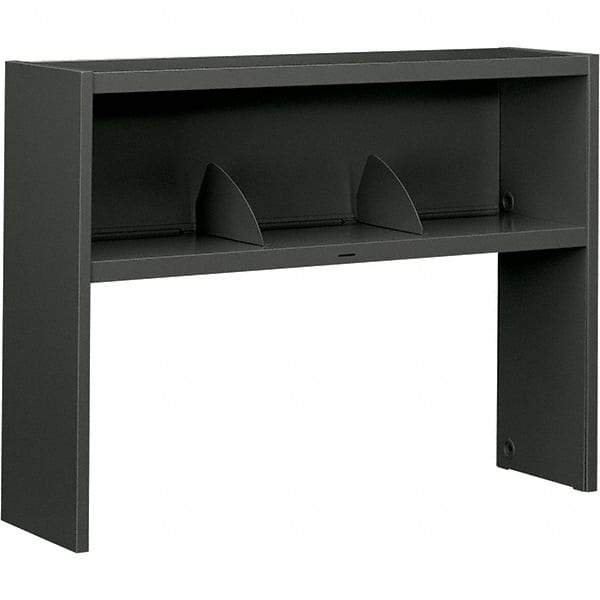 Hon - 48" Long x 34-3/4" High x 13-1/2" Deep, Kneespace Credenza - Charcoal (Color), High-Pressure Laminate/Steel - Strong Tooling