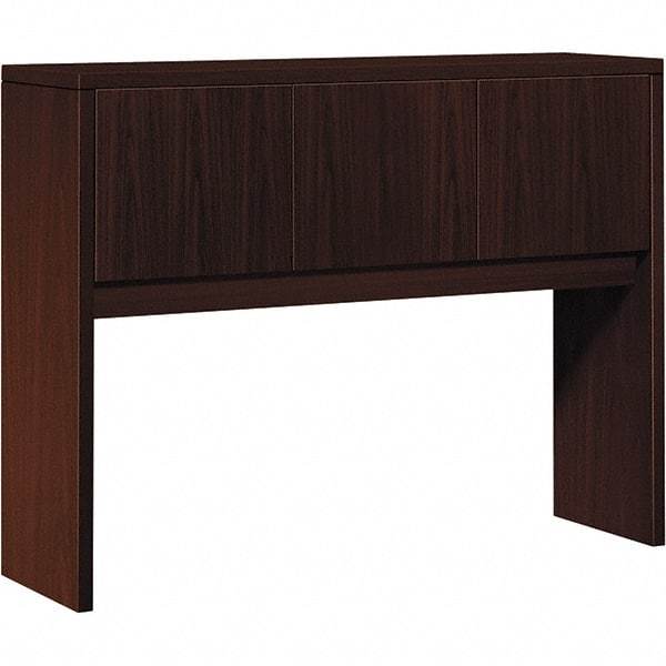 Hon - 48" Long x 37.13" High x 14.63" Deep, Kneespace Credenza - Mahogany (Color), Woodgrain Laminate - Strong Tooling