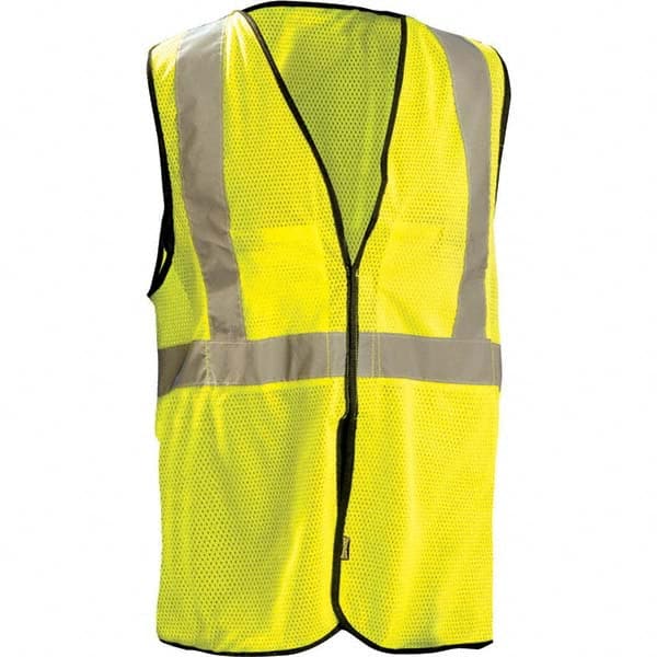 OccuNomix - Size 2X/3XL Hi-Vis Yellow Mesh Breakaway High Visibility Vest - Strong Tooling