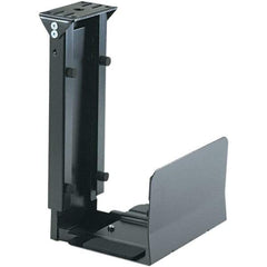 Safco - Black Underdesk CPU Holder - Use with Desk - Strong Tooling