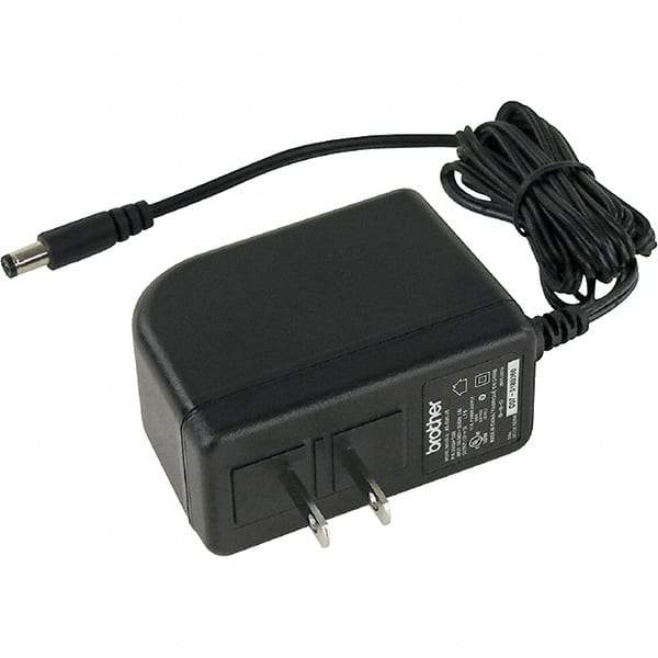 Brother - Black AC Adapter - Use with Brother PT-E300, PT-E500, PT-E550W, PT-H300, PT-H300LI, PT-H500LI, PT-P700, PT-P750W - Strong Tooling