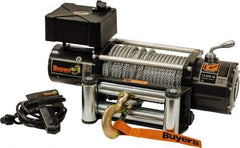 Buyers Products - 12,000 Lb Capacity, 100' Cable Length, Automotive DC Electric Winch - 12 Volts - Strong Tooling