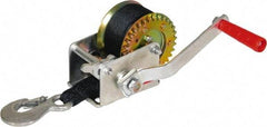 Buyers Products - 800 Lb Capacity, 26' Cable Length, Automotive Hand Winch with Single Gear - Strong Tooling